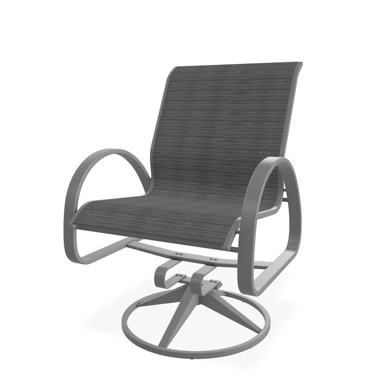 Aruba II Outdoor Lounge Chair, Graphite, Alloy Sunbrella®