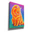 «Longhaired Orange Tabby Cat» par Rebecca Wang, art mural sur toile, 18 po x 26 po-668513948