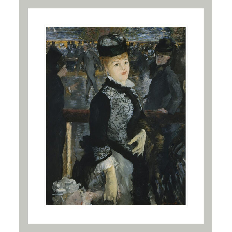 «Skating» par estampe numérique encadrée, 28.29" H x 23.5" W