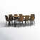 Tapscott 8 - Person Dining Table Sets With 67'' Rectangular Table & 8 Upholstered leather Chairs