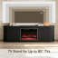 Meuble télé avec foyer Mid-Century-976562799