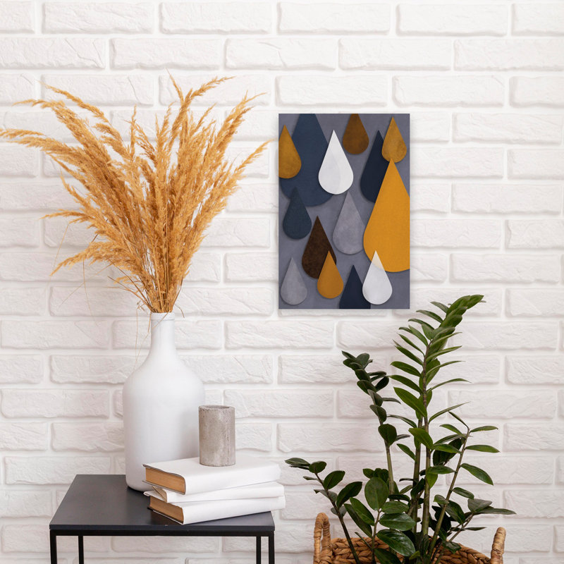 Art contemporain contemporain abstrait, H 18 po x l 12 po