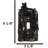 Set Of 2 Rustic Forest Black Bears Climbing Tree Single Toggle Switch Covers
