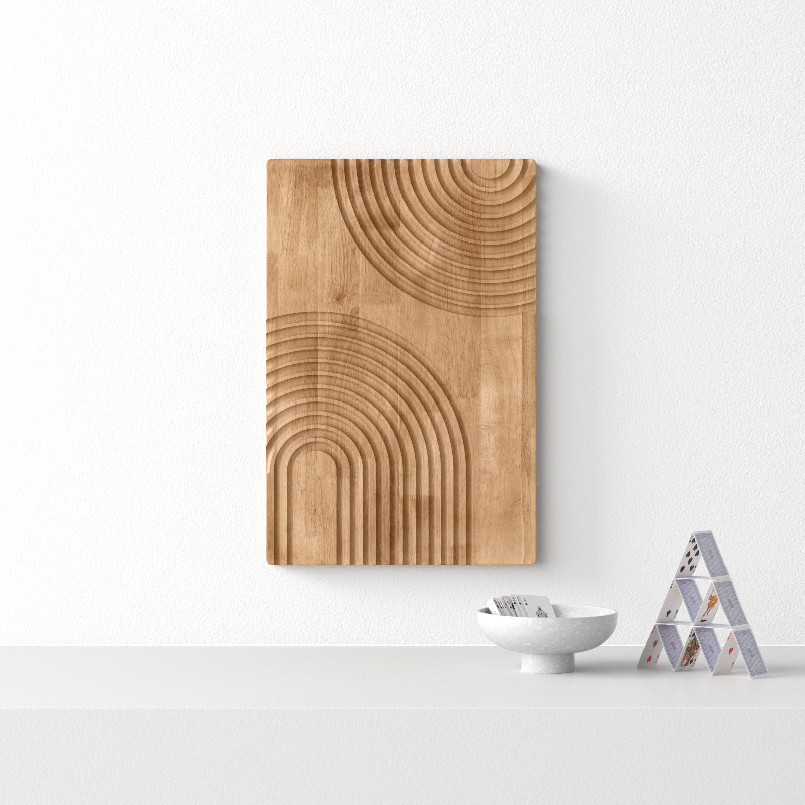 AllModern Furrow Wood Art Plaque