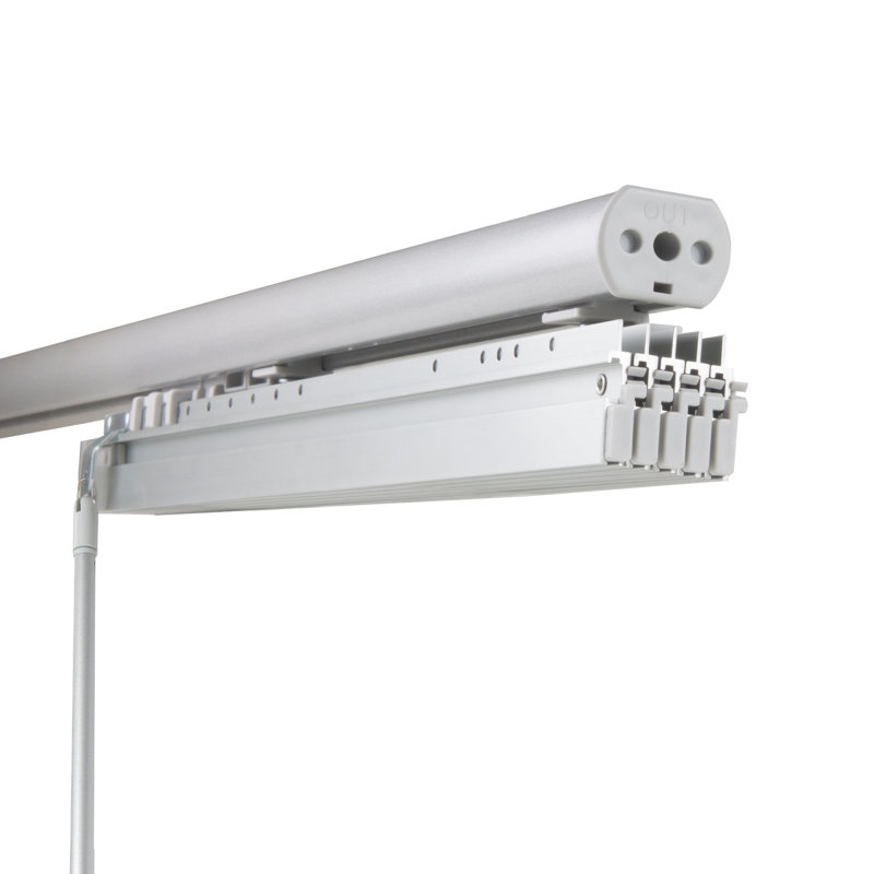 Rail extensible simple à 5 panneaux Clay l 40 po à 70 po x H 91,4 po, largeur de panneau 15,75 po