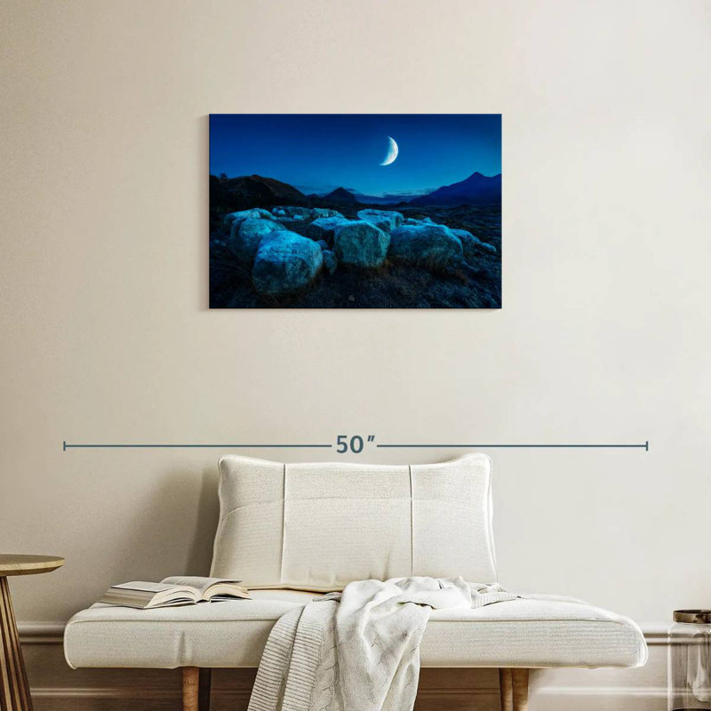 Oberle Isle Of Sky Moonrise, 20" H x 30" W