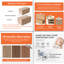 Wall Mounted Bathroom Vanity With Double Sink, Soft Closing Door Hinge