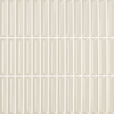 Hashi 4" x 12" Kit Kat Fluted Glossy Wall Tile