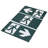 Running Man Green Combo Exit Sign/Emergency Light - 120/347V - 2HR Backup - Single/Dual Face - Universal Mounting - Wet Location - Low Temperature - Remote-Capable