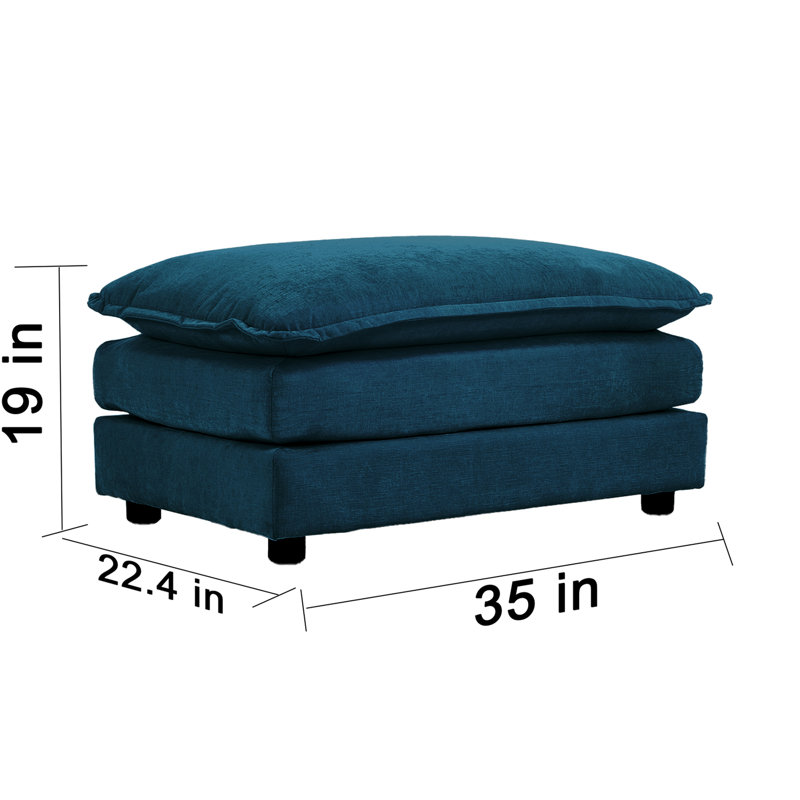 Chenille en bleu, rehausse le tissu d'ambiance du bureau à domicile, s'harmonise avec différents styles, choix polyvalent
