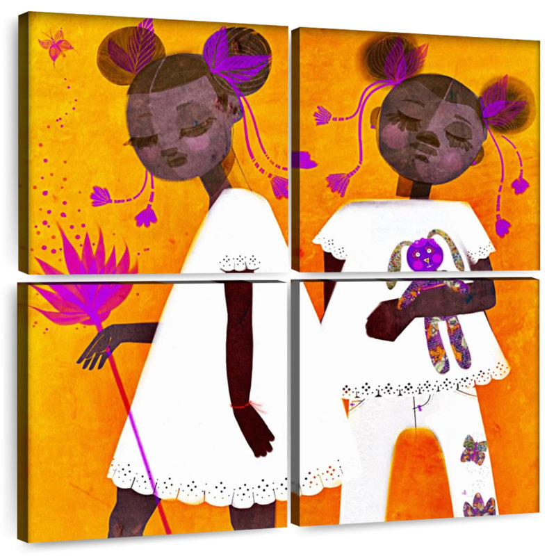 Leisha The Petite Twins, 32" H x 32" W