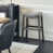 Smoke Gray Seat/ Distressed Espresso Frame