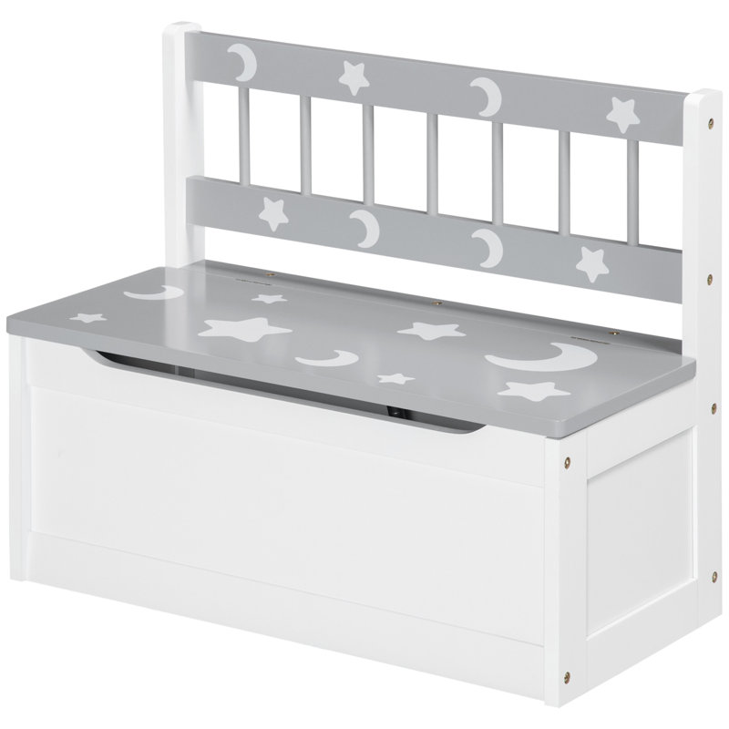Storage Seat - Gray, 110Lb Weight Capacity, For Bedroom Large Capacity Box Material, 22Lb
