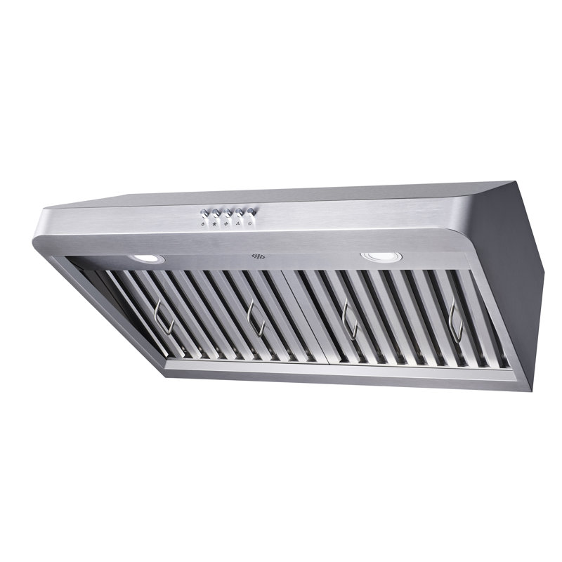 112 Series 30" 400 CFM Ducted Under Cabinet Range Hood, Stainless Steel