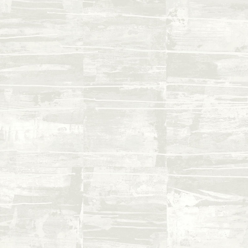 Papier peint adhésif CONGO PEEL & STICK, Blanc / gris