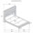 Rohnan 61-inch Upholstered Queen Wingback Bed Beige-96122306-114385233
