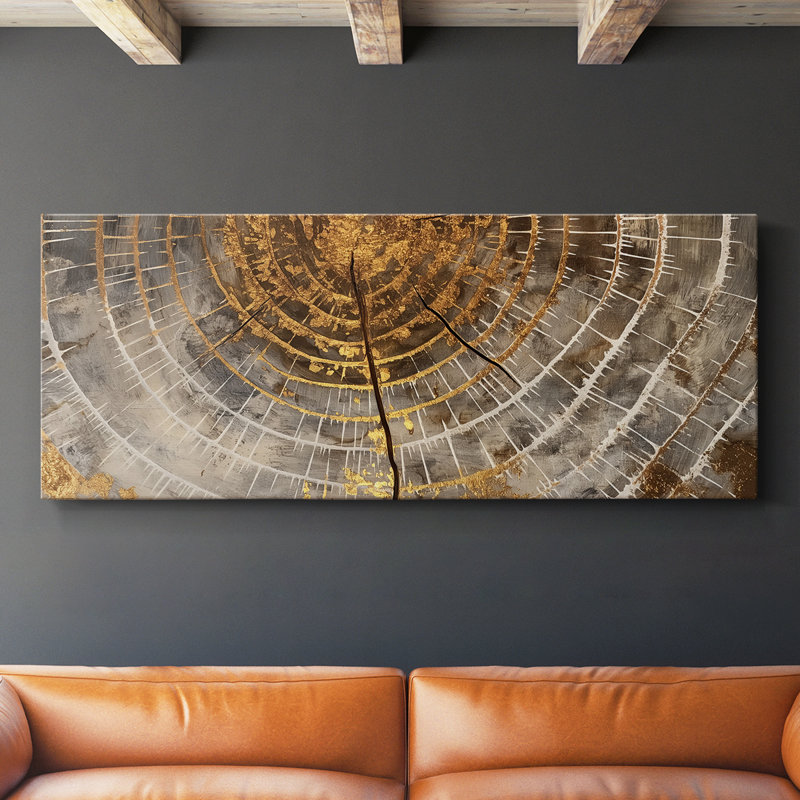 Abstract Series 2 #XXIII-Wide Gallery Wrapped Canvas, 12" H x 30" W