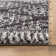 Geometric Shag Rug – Anthracite Dark Gray – Medium Pile, Soft Texture, Kid Friendly