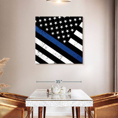 Drapeau de soutien de la police de Borges, États-Unis