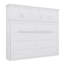 Lit escamotable double pleine grandeur avec composants de rangement