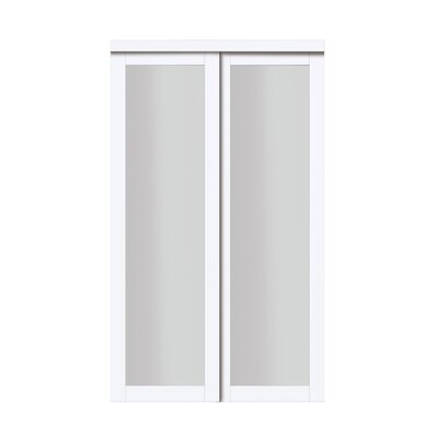 Euro Glass Sliding Closet Doors with Installation Hardware Kit -  Renin, EU2010BWFGE072080