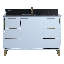 Meuble-lavabo sur pied simple avec plateau en pierre 48 po Gerzon-2070204302-2070204299