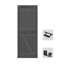 Trous pré-percés en MDF pour porte de grange Assemblage facile - Porte simple, quincaillerie non incluse-92412974-110870664