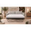 Canapé-lit moderne avec matelas à ressorts ensachés, canapé-lit escamotable, canapé en chenille compact, gris-1325890581