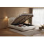 Rockford Ottoman Storage Bed Frame With Curved Headboard And Boucle Fabric-1691820024