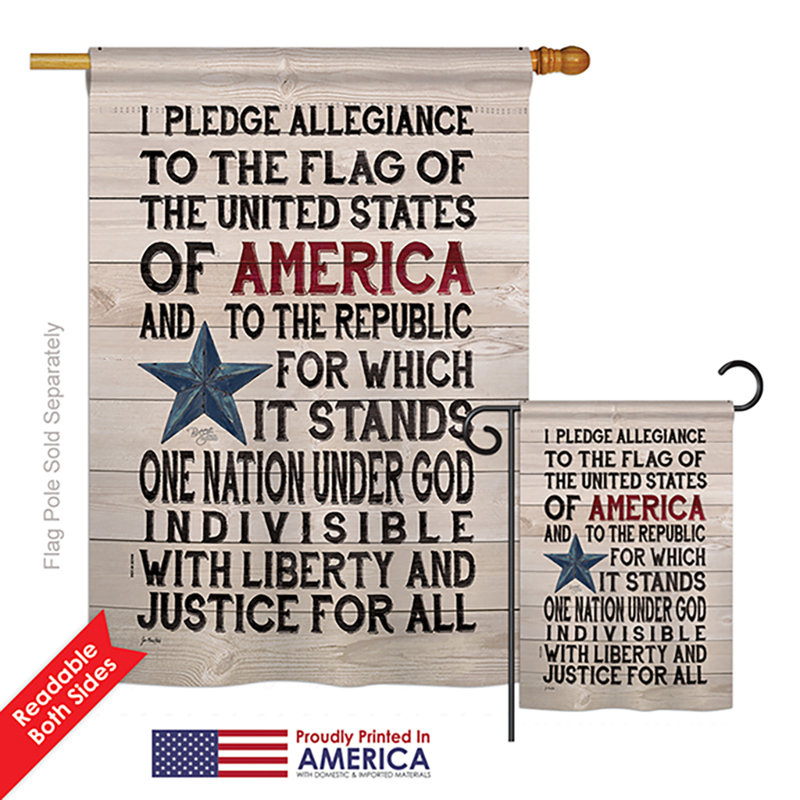 Double Sided Polyester Independence Day