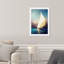 Voile dorée - peinture encadrée sur papier-77332813-77332814