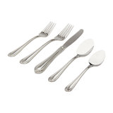 Melon Bud 5 Piece 18/10 Stainless Steel Flatware Set