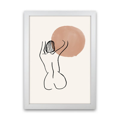Line Nudes Back 1 Piece Wall Art