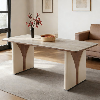 French Simple Cream Style Dining Table