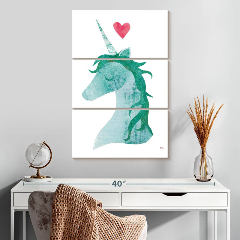 Ashelle licorne magique II, H 32 po x l 20 po