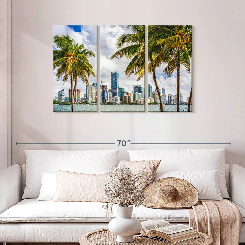 Kavia Tropical Downtown Miami, H 28 po x l 45 po