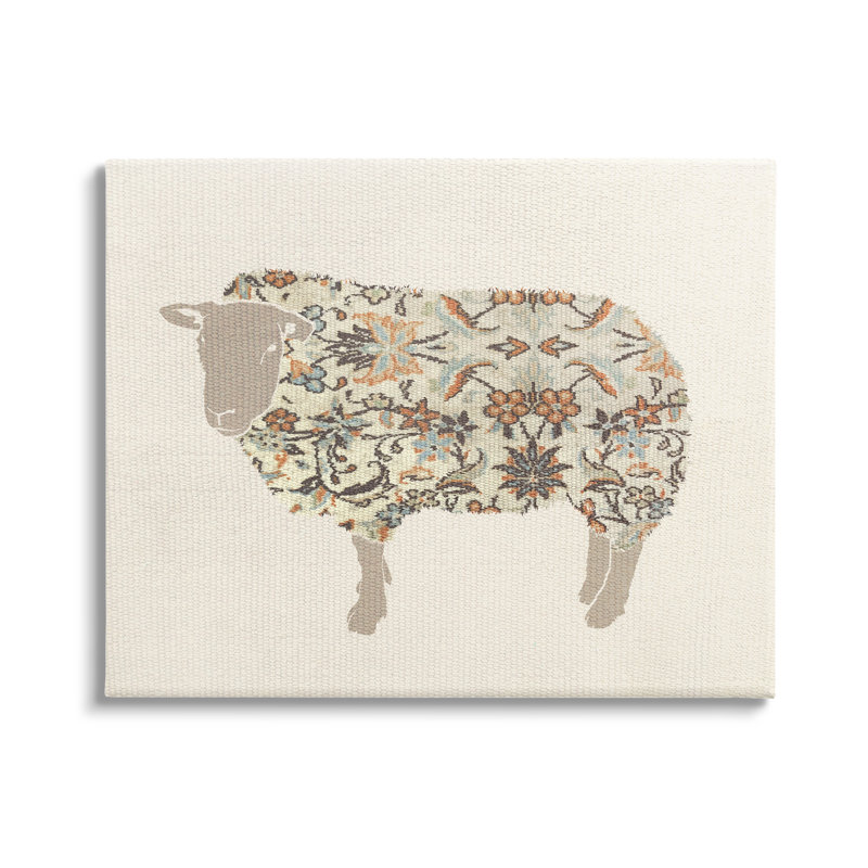Art mural sur toile Stupell Industries, motif floral traditionnel par Lil 'Rue, H 16 po x l 20 po x P 1,5 po