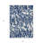 3' X 5' Navy Blue Gray Animal Print Washable Indoor Outdoor Area Rug