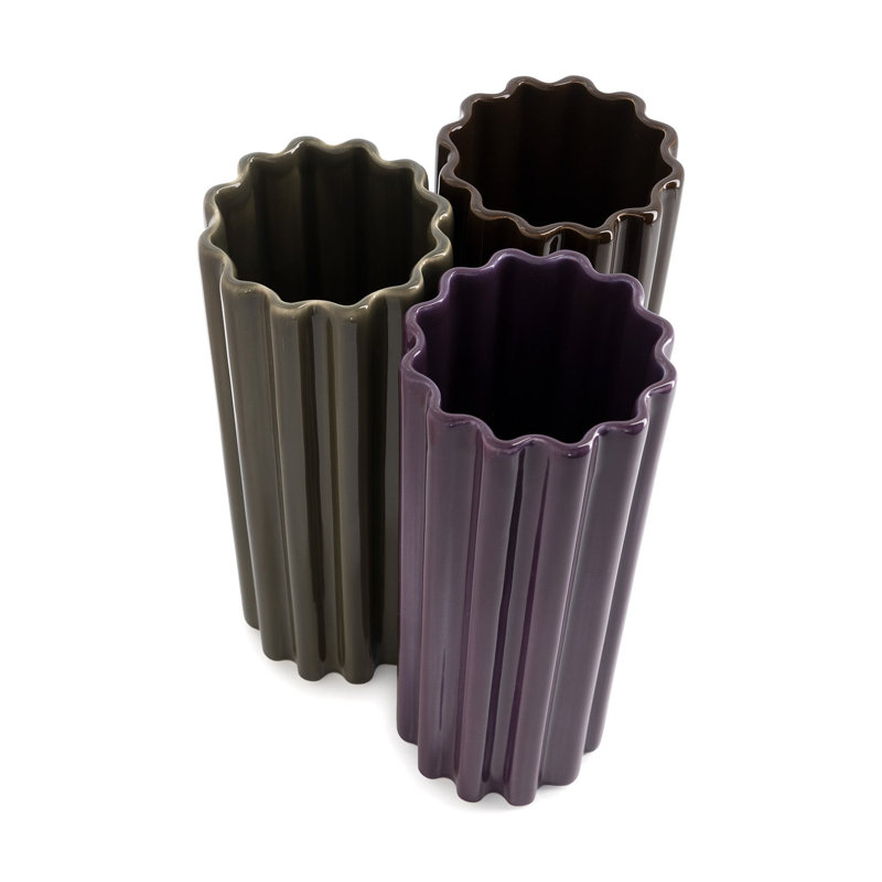 Vase en céramique Churro 0101, Mauve