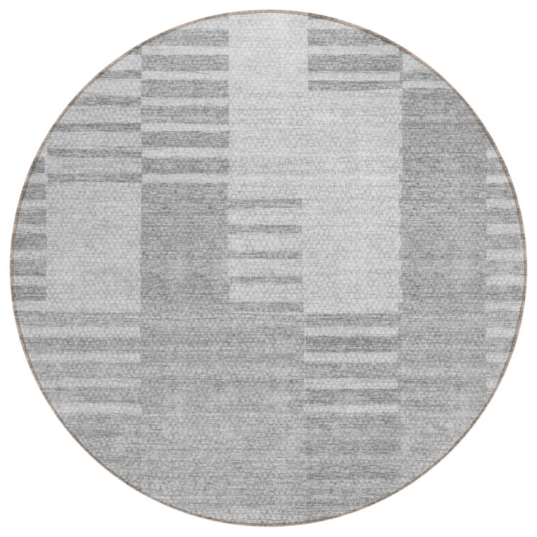 Granier Washable Striped Indoor / Outdoor Rug