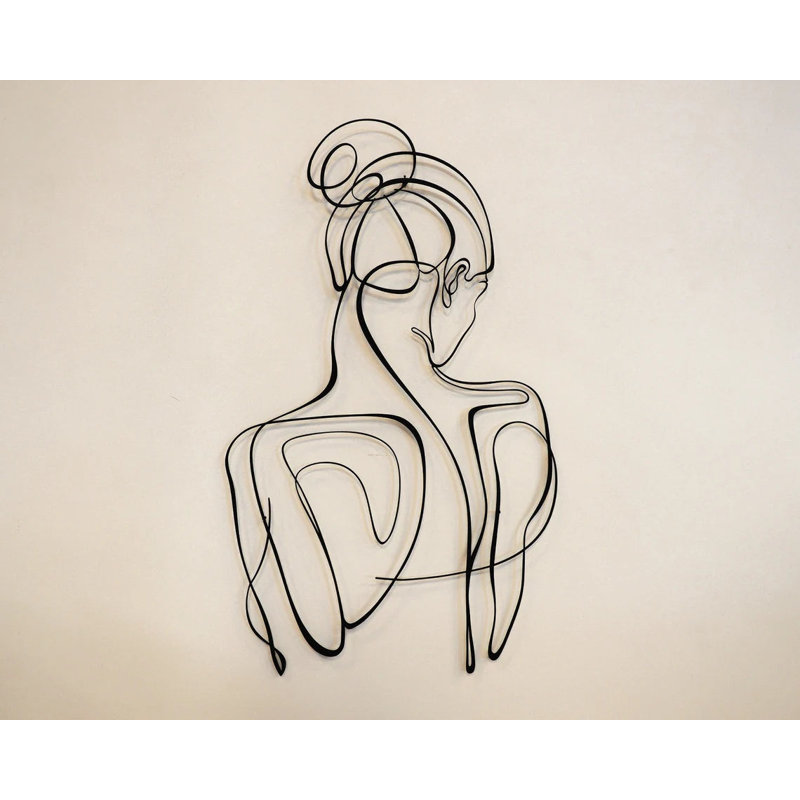Bagent People Wall Decor on Metal, 61cm H x 34cm W x 2cm D