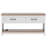 38" Multifunction Farmhouse Coffee Table Board Game Table with Removable Tabletop and Charging Station-1342376839
