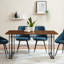Monowi Pine Metal Base Dining Table-60066088