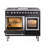 ILVE Nostalgie II Series Noblesse 40 inch Dual Fuel Range with 6 Sealed Burners, Griddle (Glass Door)-105340570-103962086