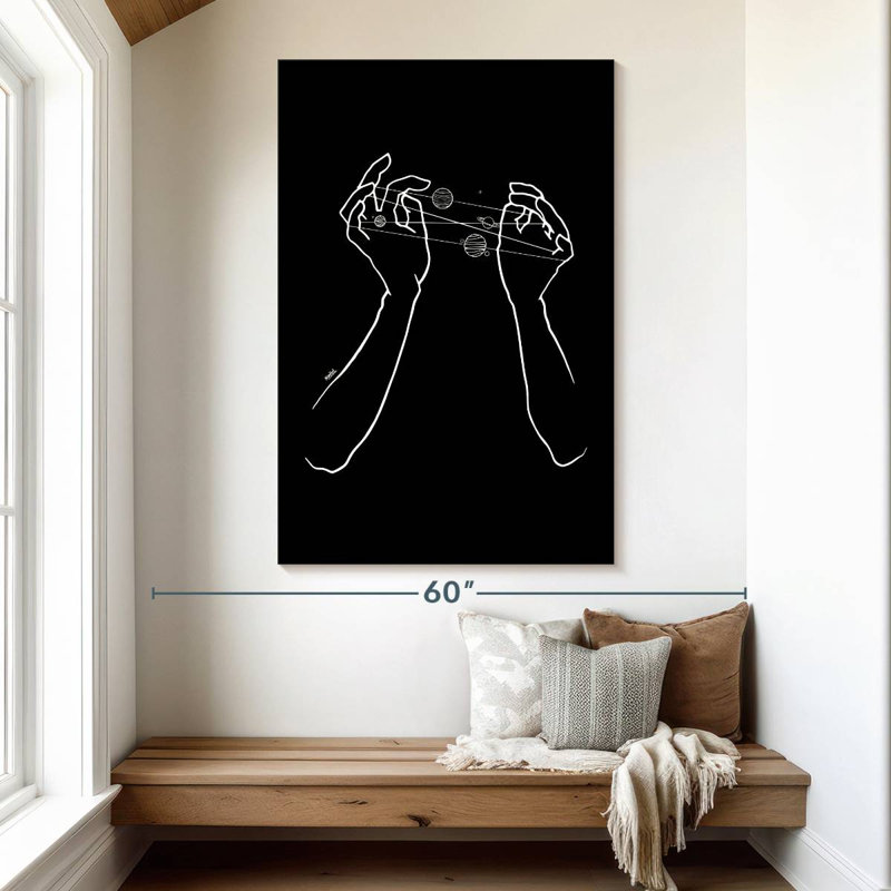 Oberle Hand Galaxy, 51" H x 34" W