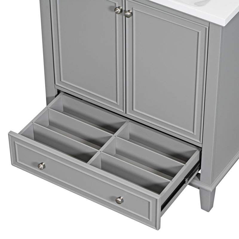 29.50'' Single Bathroom Vanity Base Only, White