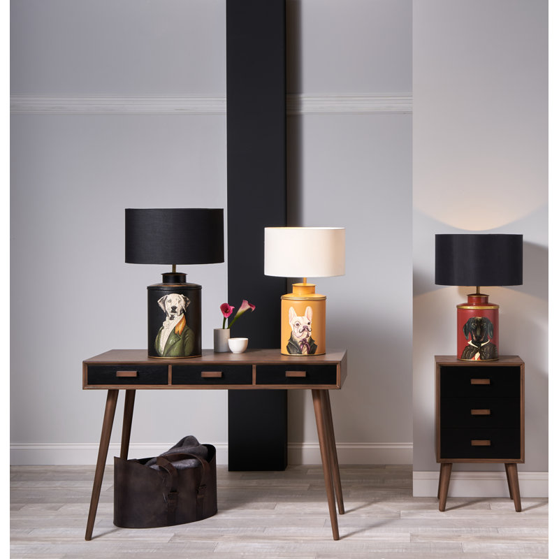 Campa 40Cm Red/Gold/Brown Table Lamp Base
