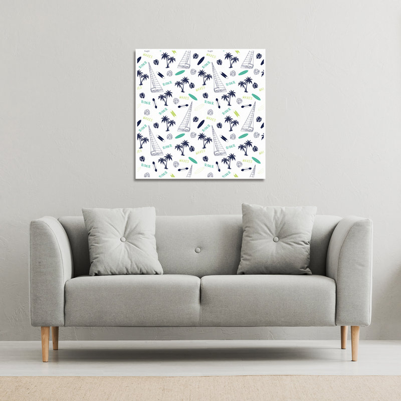 No Title by Andrew Lee - Wrapped Canvas Print