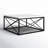 Benson Marble Top, Iron Base Coffee Table