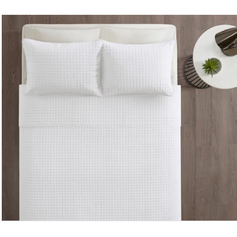 Cotton Waffle Coverlet